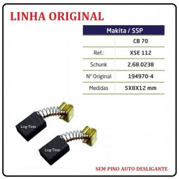 P4-3-1 / XSE 112 - ESCOVA DE CARVÃO MAKITA - CB 70