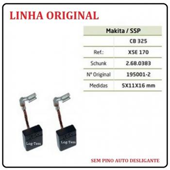 P4-1-14 / XSE 170 - ESCOVA DE CARVÃO MAKITA - CB 325