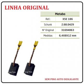 P4-3-1 / XSE 186 - ESCOVA DE CARVÃO METABO - W 6-115