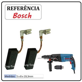 JOGO DE ESCOVA DE CARVÃO - MARTELO BOSCH - 1617000525 - 11BA4 - GBH 2-26 F