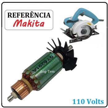 K-2-4-1 / 616291-9 - INDUZIDO / ROTOR / MOTOR MAKITA 110 V - 4200 H - POS.60 - ORIGINAL