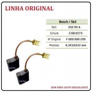 XSE 95 A - ESCOVA DE CARVÃO BOSCH - 1351 - S/ PINO