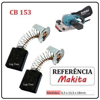 JOGO DE ESCOVA DE CARVÃO - LIXADEIRA DE CINTA MAKITA - 194985-1 - CB 153 - MBS 400