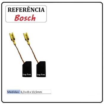 ESCOVA DE CARVÃO BOSCH - 6,3x8x13,5 mm