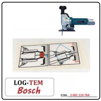 A51-1 / 2601110764 - ETIQUETA  - SERRA VERTICAL PNEUMATICA BOSCH - 7988 - 400 WATT-SERIE - POS.182 - ORIGINAL