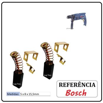 JOGO DE ESCOVA  DE CARVÃO -  FURADEIRA BOSCH - 2604321916 - 1141 - GSB 18-2 RE