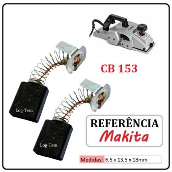 JOGO DE ESCOVA DE CARVÃO - PLAINA MAKITA - 194985-1 - CB 153 - 1805 N
