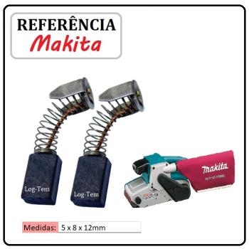 JOGO DE ESCOVA DE CARVÃO - LIXADEIRA DE CINTA MAKITA - 194963-1 - CB 51 - 9904