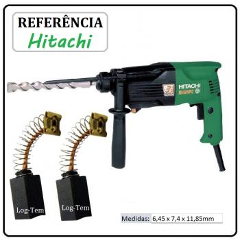 JOGO DE ESCOVA DE CARVÃO - MARTELETE HITACHI - 999-041 - DH 24 PC