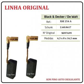 XSE 254 A - ESCOVA DE CARVÃO DEWALT - DWE 4020 - S/ PINO