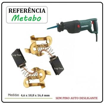 M-3-89 / JOGO DE ESCOVA DE CARVÃO - SERRA SABRE METABO - 31603784 - PSE 1200 - ORIGINAL