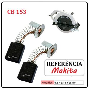 JOGO DE ESCOVA DE CARVÃO - SERRA CIRCULAR MAKITA - 194985-1 - CB 153 - 5103 N