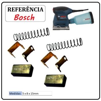 JOGO DE ESCOVA DE CARVÃO - LIXADEIRA OSCILANTE BOSCH -  2604321917 - 1289 - GSS 14 A