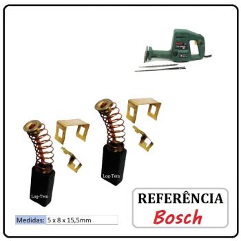 JOGO DE ESCOVA  DE CARVÃO - SERROTE MODULAR BOSCH - 2604321916 - 3281 - PFZ 550 PE