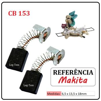 JOGO DE ESCOVA DE CARVÃO - SERRA ESQUADRILHA MAKITA - 194985-1 - CB 153 - LS 1216