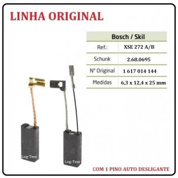 XSE 272 A/B - ESCOVA DE CARVÃO BOSCH - GBH 5-40 DCE - C/ 1 PINO