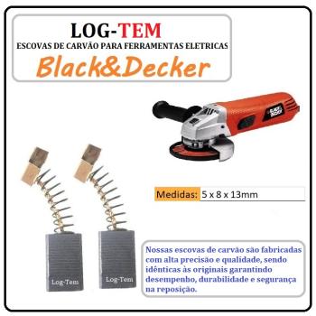 LC 06 - JOGO DE ESCOVA - ESMERILHADEIRA BLACK & DECKER - G 720