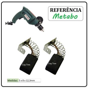 JOGO DE ESCOVA DE CARVÃO - FURADEIRA METABO - 31603387 - SBE 560
