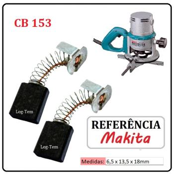 JOGO DE ESCOVA DE CARVÃO - TUPIA MAKITA - 194985-1 - CB 153 - 3600 H