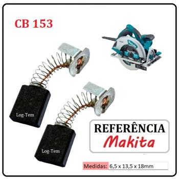 JOGO DE ESCOVA DE CARVÃO - SERRA CIRCULAR MAKITA - 194985-1 - CB 153 - 5007 MG
