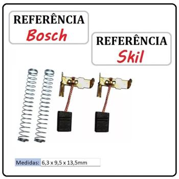 LC 54 - JOGO DE ESCOVA - SERRA BOSCH e SKIL