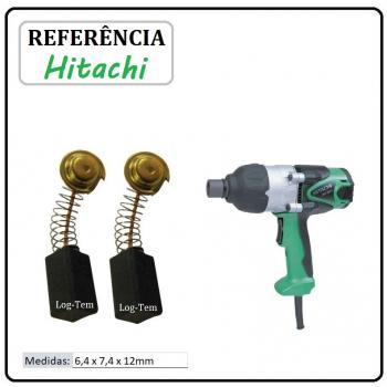 JOGO DE ESCOVA DE CARVÃO - CHAVE DE IMPACTO HITACHI - 999-021 - WR 16 SA