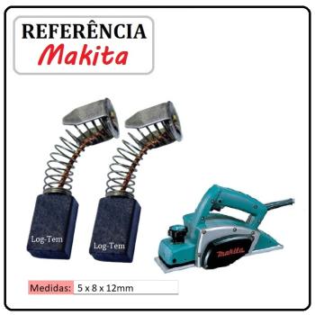 JOGO DE ESCOVA DE CARVÃO -PLAINA MAKITA - 194963-1 - CB 51 - 1900 B