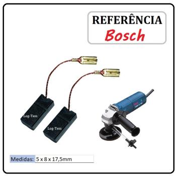JOGO DE ESCOVA DE CARVÃO - POLITRIZ BOSCH - F000611029 - 1374 - GNS 5-100