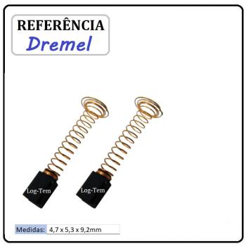 ESCOVA DE CARVÃO DREMEL -  4,7x5,3x9,2 mm