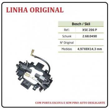 XSE 206 P - ESCOVA DE CARVÃO BOSCH - SUPER HOBBY - PORTA ESCOVA
