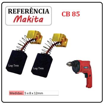 JOGO DE ESCOVA DE CARVÃO - FURADEIRA MAKTEC - 194973-8 - CB 85 - MT 600