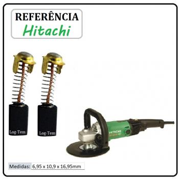 JOGO DE ESCOVA DE CARVÃO - LIXADEIRA HITACHI - 999-038 - SP 18 VA