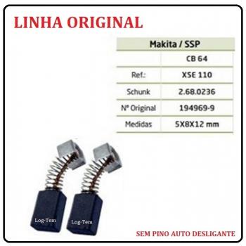 XSE 110 - ESCOVA DE CARVÃO MAKITA - CB 64