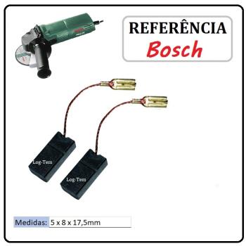JOGO DE ESCOVA DE CARVÃO - LIXADEIRA SUPER HOBBY BOSCH - 1607014116 - 7081