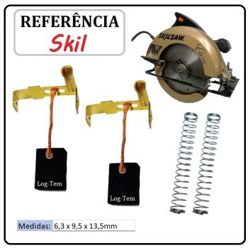 JOGO DE ESCOVA DE CARVÃO - SERRA CIRCULAR SKIL - 2610993156 - 1866