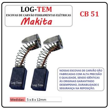 ESCOVA DE CARVÃO MAKITA - 5x8x12mm