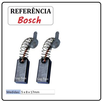 JOGO DE ESCOVA DE CARVÃO - SERRA TICO-TICO BOSCH -  9618086870 - 3219