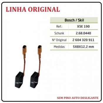XSE 190 - ESCOVA DE CARVÃO BOSCH - 3293.0