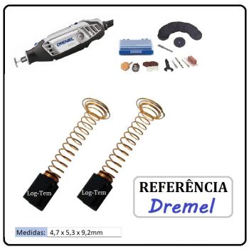 JOGO DE ESCOVA DE CARVÃO - MULTI FERRAMENTA DREMEL -  2615298790 - 3000
