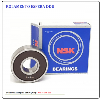 6208 - ROLAMENTO ESFERA DDU - NSK