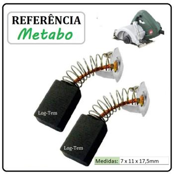 LC 41 - JOGO DE ESCOVA - SERRA METABO - SIMILAR