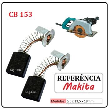 JOGO DE ESCOVA DE CARVÃO - SERRA MARMORE MAKITA - 194985-1 - CB 153 - 4107 B