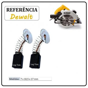 JOGO DE ESCOVA DE CARVÃO - SERRA CIRCULAR DEWALT - 450374-00 - DW 352