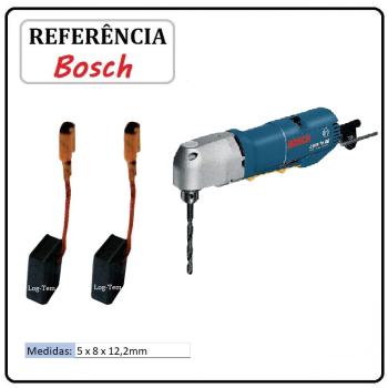 JOGO DE ESCOVA  DE CARVÃO - BERBEQUIM ANGULAR BOSCH - 160701417J - 1132 - GWB 10 RE