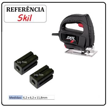 JOGO DE ESCOVA DE CARVÃO - SERRA TICO-TICO SKIL -  2610386546 - 4230
