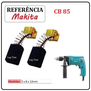 JOGO DE ESCOVA DE CARVÃO - FURADEIRA MAKITA - 194973-8 - CB 85 - MHP 130