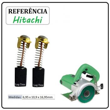JOGO DE ESCOVA DE CARVÃO - SERRA MARMORE HITACHI - 999-038 - CM 4 ST