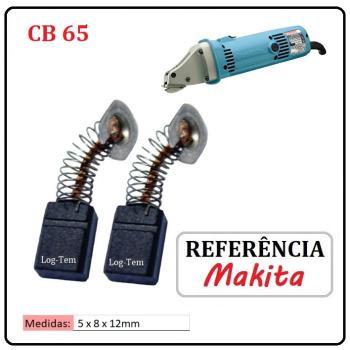 JOGO DE ESCOVA DE CARVÃO - TESOURA FACA MAKITA - 191628-6 - CB 65 - JS 1660