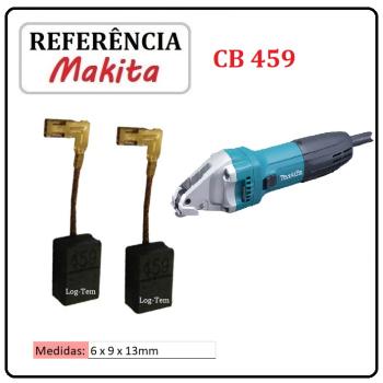 JOGO DE ESCOVA DE CARVÃO - TESOURA FACA MAKITA - 195026-6 - CB 459 - GA 5030 K