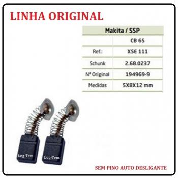 XSE 111 - ESCOVA DE CARVÃO MAKITA - CB 65